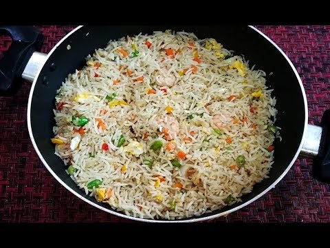 Perfect Chinese Fried rice recipe || ചൈനീസ് ചെമ്മീൻ ഫ്രൈഡ് റൈസ്
