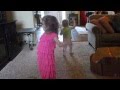 Kate And Elle Hula Dance With Barney
