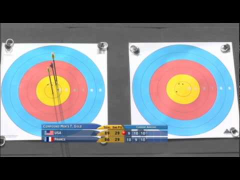Archery World Cup 2012 - Ouro Composto Masc Equipe EUA x RUS.wmv