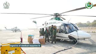 Providing Medical Supplies and Evacuation Support in Parachinar
