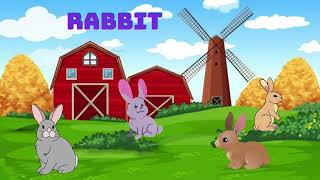 LEARN FARM ANIMALS FOR KIDS || FARM ANIMALS NAME || EDUCATIONAL VIDEOS FOR KIDS