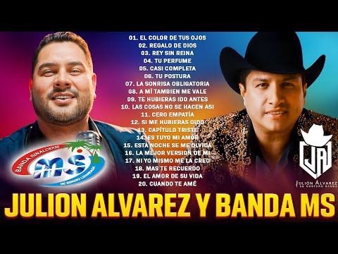 Julion Alvarez Y Banda MS Grandes éxitos 2025 (Letra) Musica Romantica - Musica de Banda 2025