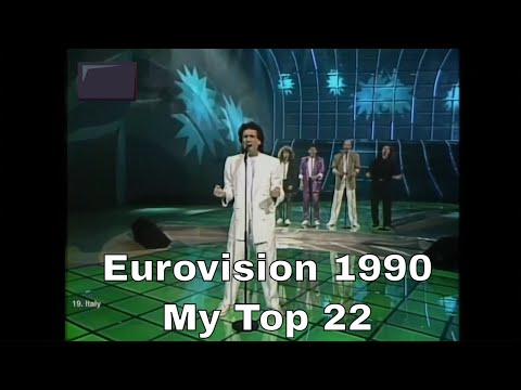 Eurovision 1990- My Top 22
