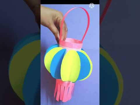 Akash Kandil || paper craft || diwali craft ideas || DIY || #shorts