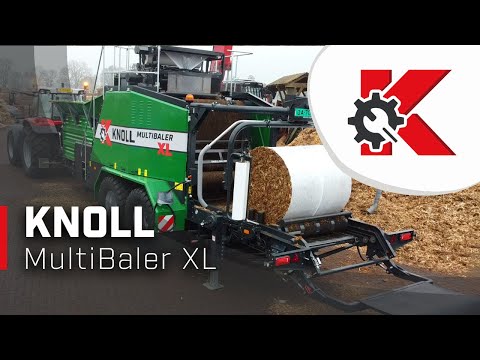 KNOLL MultiBaler XL - Baling wood shavings