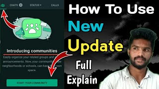 How To Use Whatsapp Communities Feature Full Explained In Tamil \\ TAMIL REK