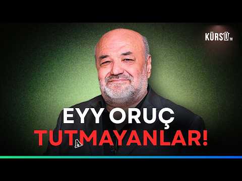 "Orucun Kazası ve Cezası Yok!" İhsan Eliaçık: Kimler Oruç Tutmamalı?