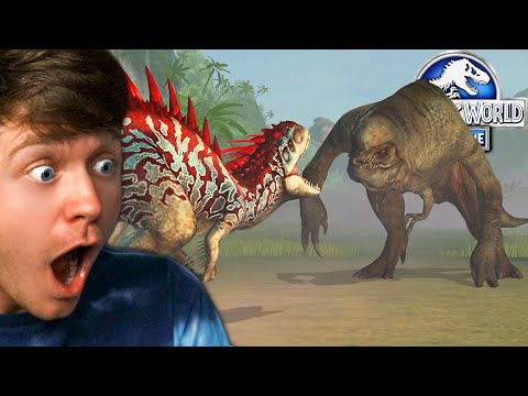 INDOMINUS REX vs DISTORTUS REX! - Jurassic World The Game