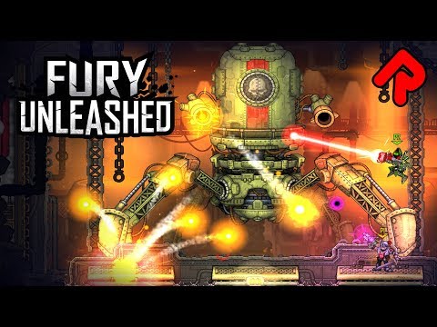 Roguelite Platformer Trapped Inside Comicbook! | FURY UNLEASHED gameplay (PC, Xbox, PS4, Switch)