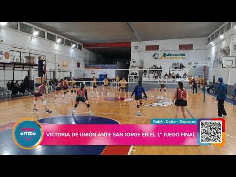 FINALÍSIMA DE VÓLEY: Unión venció a San Jorge en el primer partido de la Copa de Oro