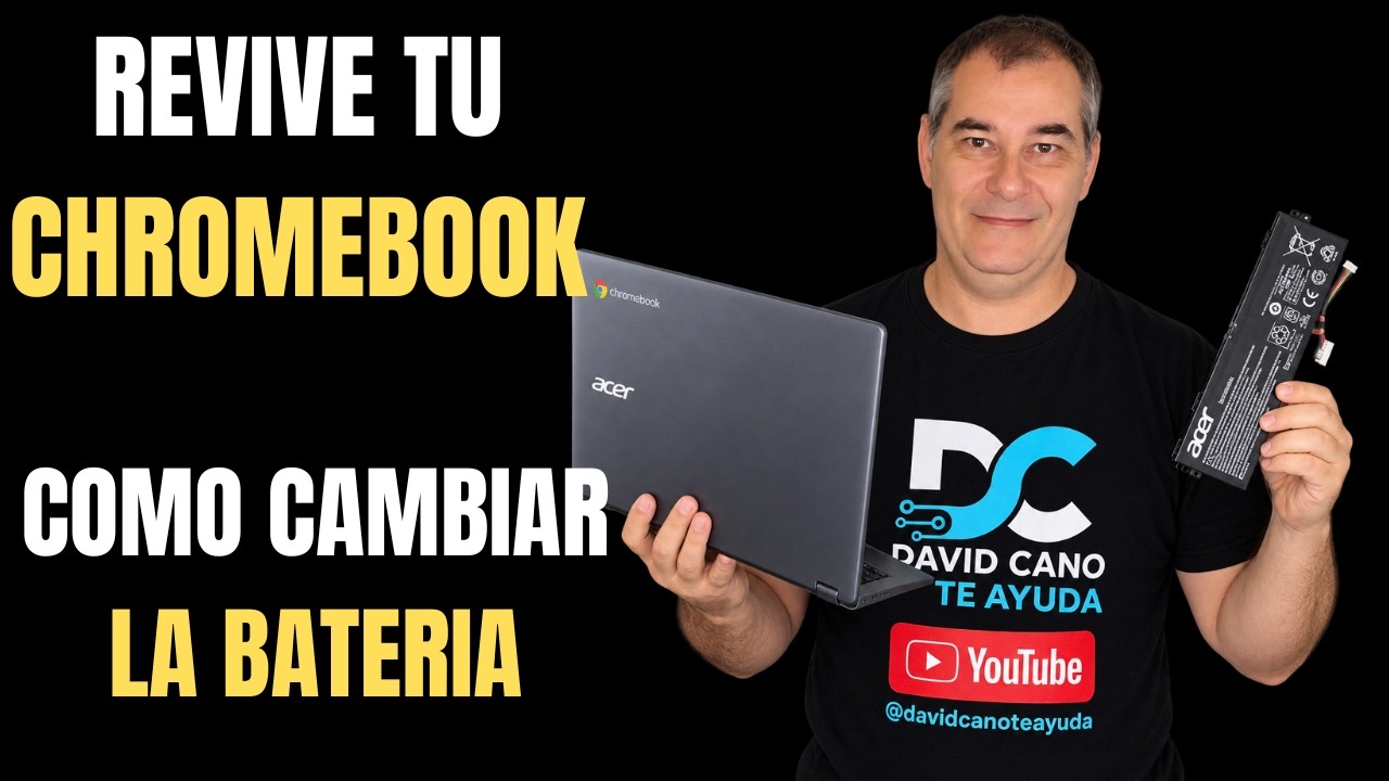 RBatería Muerta en tu Chromebook: No la Tires, Cámbiala Tú Mismo (Tutorial)