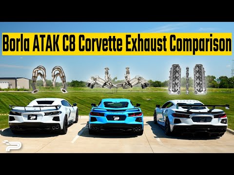Borla ATAK C8 Corvette Exhaust Comparison - Exhaust, Headers and Heads & Cam!
