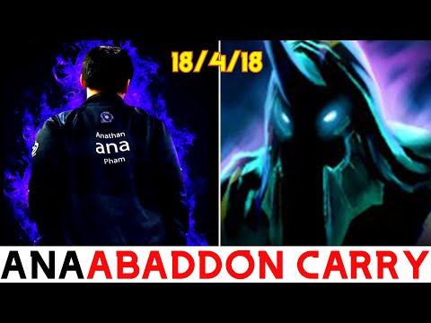 ANA PLAYING ABADDON CARRY! ana new carry hero? EZ Fountain Farming with forev and kpii| DOTA 2 MICRO