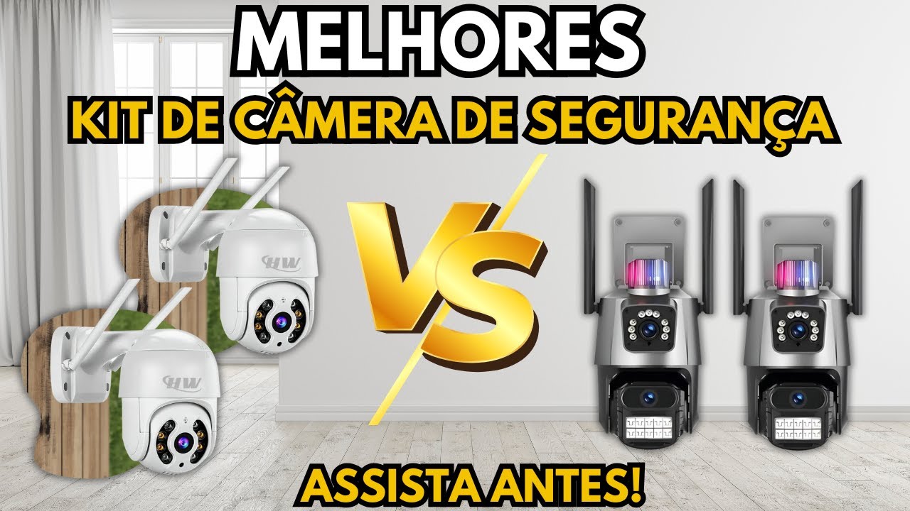 Miniatura da avaliação em vídeo de Kit 2 Câmeras Wi-Fi Inteligentes com Visão Noturna Colorida