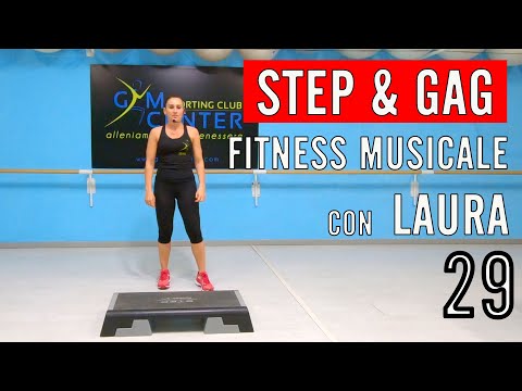 SUPER GAG con Laura Fitness Musicale e STEP lezione 29