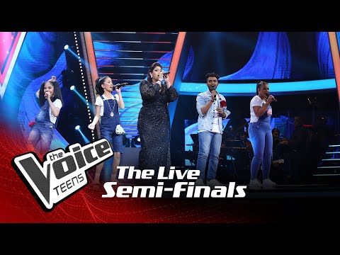 Team Raini | Neela Kadugate (නීල කදුගැටේ) | The Live Semi Finals | The Voice Teens Sri Lanka