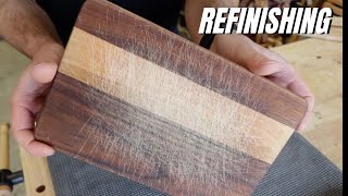 Refinishing a Wood Cutting Board