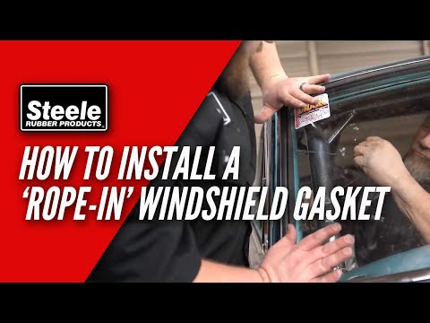 How To Install a 'Rope In' Windshield Gasket