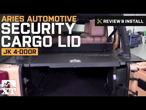 Jeep Wrangler Aries Automotive Security Cargo Lid (2011-2017 JK 4-Door) Review & Install
