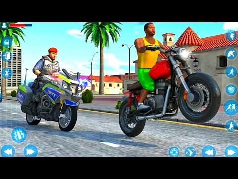 US Police Bike Chase Simulator 3D - Traffic Police Bike Game - Android Gameplay
