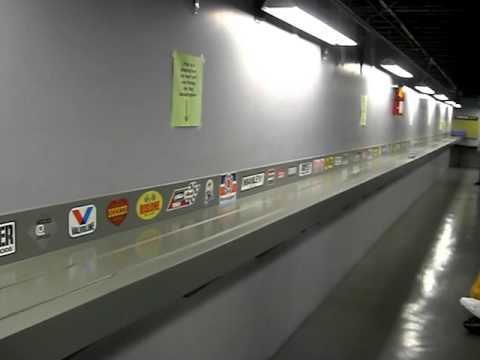 crashing a slot car into the wall #1