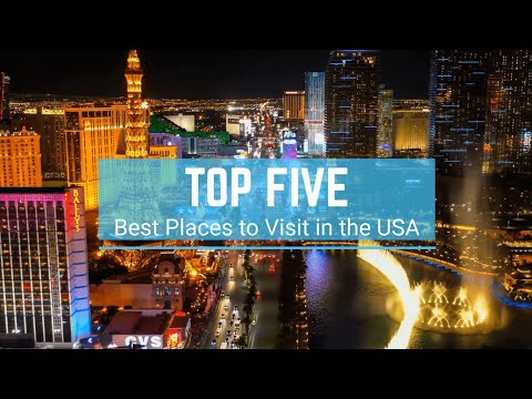 Top Five Best Places To Visit In The USA | Places to Visit in the USA |Top 5 USA Tourist Attractions