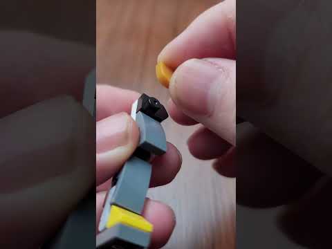 Brick MOC use 54 pieces to build a mini  robots . #shorts #legomoc #buildingbricks #legos