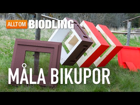 Måla bikupor - Biredskap - Biodling