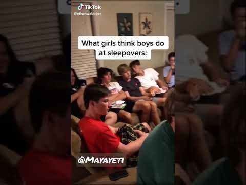Girls sleepover vs Boys sleepover 😂😂😂😂😂