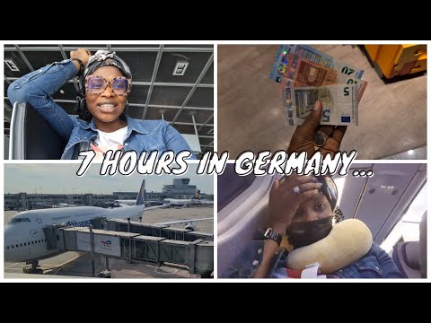 Seven Hours Layover in Frankfurt Germany || From Nigeria To America vlog!