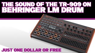 How to Roland TR 909 with a Behringer LM Drum