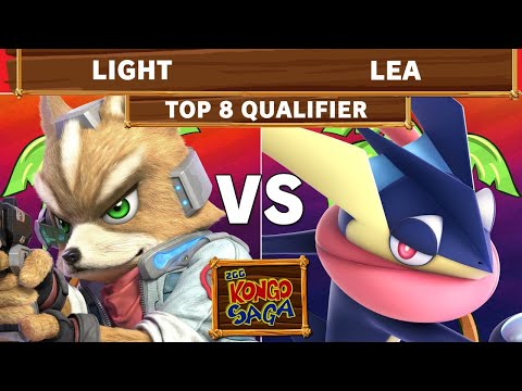 2GG Kongo Saga - Rogue | Light (Fox) Vs Lea (Greninja) L. Top 8 - Smash Ultimate