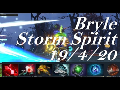 Bryle Storm Spirit all fights 19 kills highlights! - beastcoast vs CR4ZY Game3 - Dota2