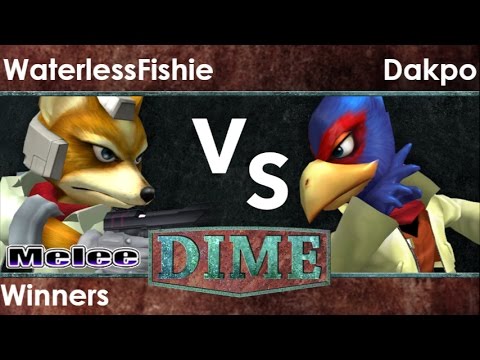 DIME 21 - FX | WaterlessFishie (Fox) vs FX | Dakpo (Falco) Winners - Melee
