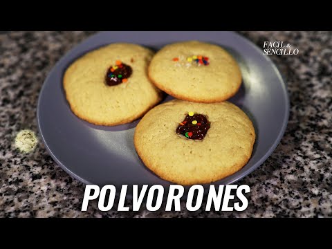 COMO HACER "POLVORONES" CASEROS DELICIOSOS (FACIL Y SENCILLO)