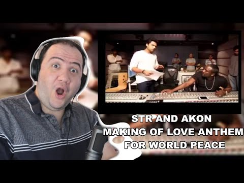 Producer Reacts to STR and AKON - Making of Love Anthem for World Peace