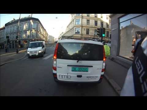 Distrahert sjåfør og uforsiktig sykling