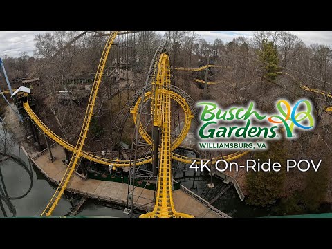 On-ride point of view of Loch Ness Monster