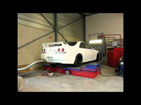 Skyline R33 GTR with N1 Turbos - Dyno run at SkyEngineering