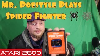 Mr. Poestyle Plays Spider Fighter On The Atari 2600