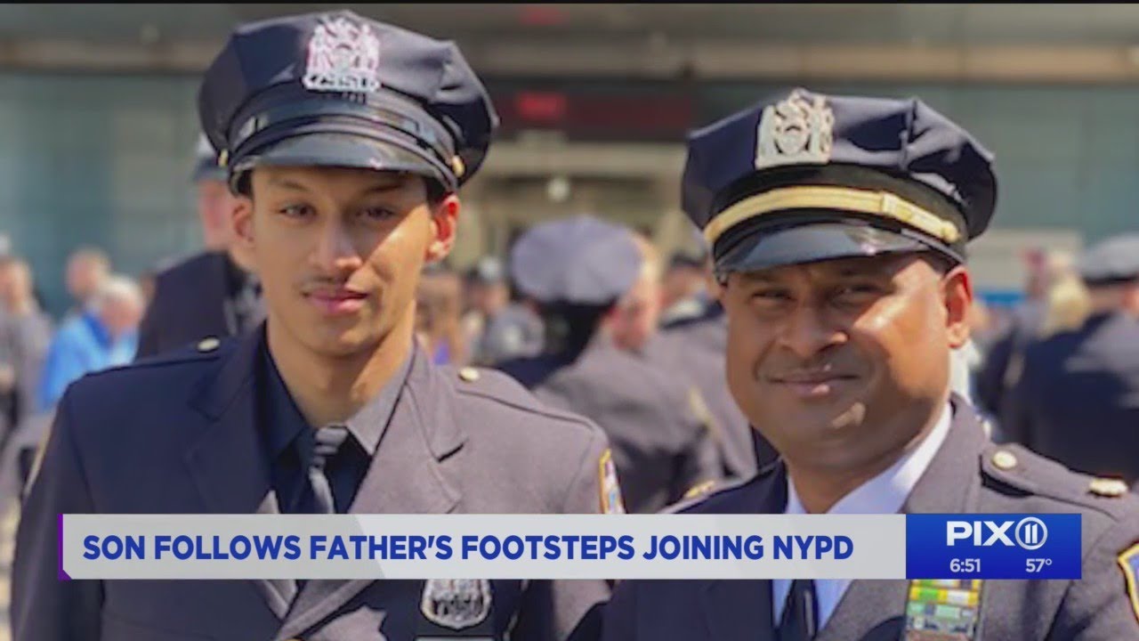 NYPD Deputy Inspector's son following in dad's footsteps as rookie cop
