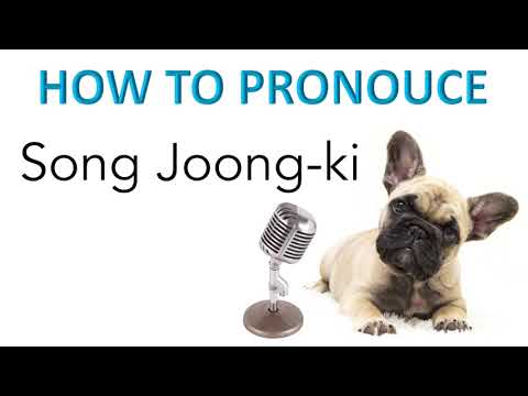 How to pronounce: Song Joong-ki 송중기 (actor)