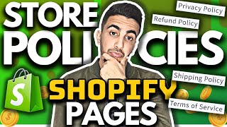 How To Add Store Policies And Legal Pages On Shopify