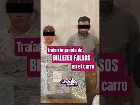 Tijuana: Atoran a pareja con imprenta de billetes en su carro (por mal estacionados)