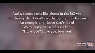 Alle Farben ft James Blunt | Walk Away (Lyrics)
