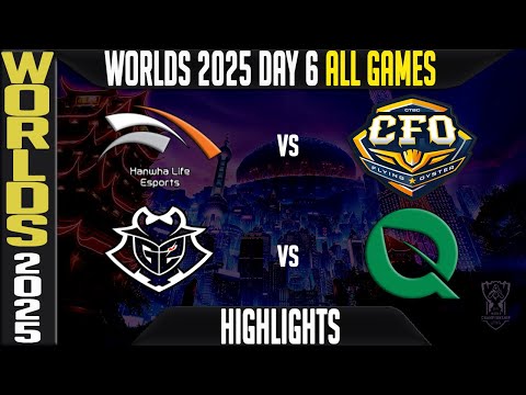 Highlights ALL GAMES Worlds 2025 Day 6