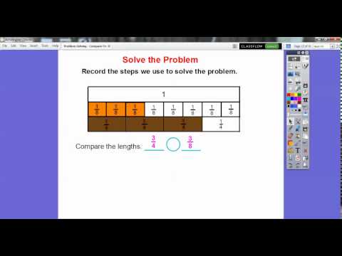 Problem Solving - Compare Fractions - Lesson 9.1