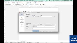 How to create Hyperlinks in Libreoffice