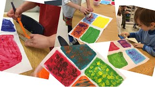 Eric Carle Inspired Art for Kids - Part 1