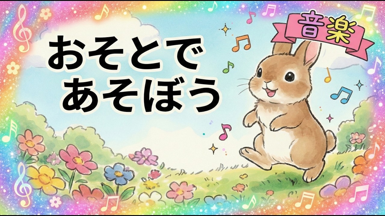 【音楽】うたってまなぼう！🎼「おそとであそぼう」